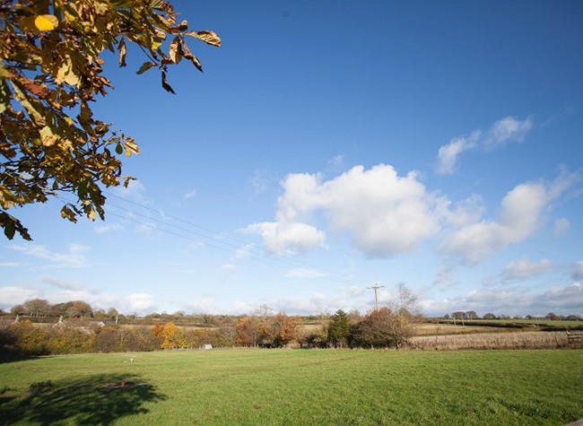 Views across farmland